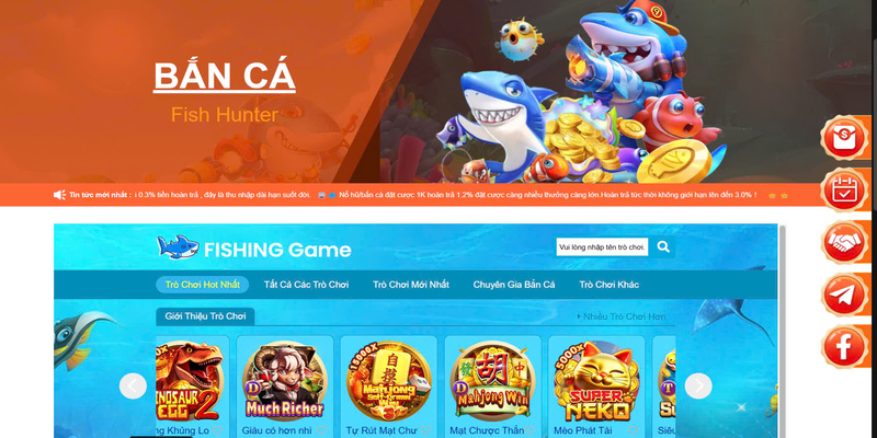 Thông tin sảnh bắn cá VM88