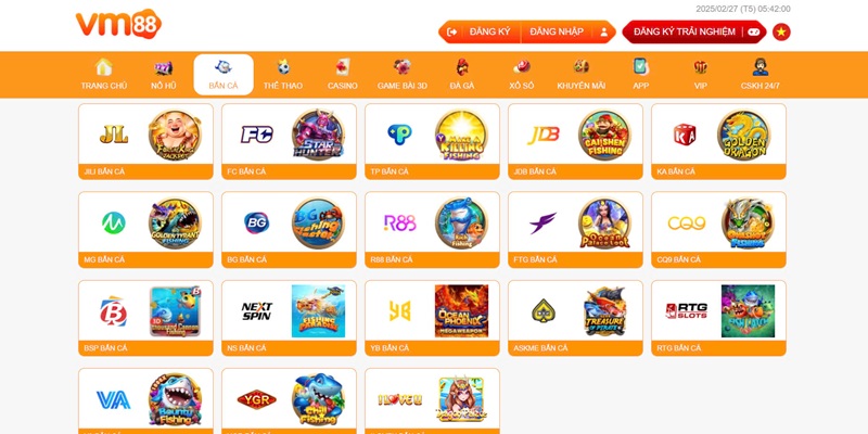 Top những sảnh chơi nên trải nghiệm tại VM88